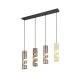Stream lampa wisząca 4xGU10 czarna 364000417 TRIO lighting