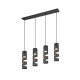 Stream lampa wisząca 4xGU10 czarna 364000432 TRIO lighting