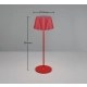Suarez lampa podłogowa LED 2W 200lm 3000K czerwona R57706110