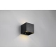 Talent kinkiet 2 LED 2x1W 2x50lm 3000K czarny R27759132 wbudowany czujnik ruchu