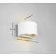 Talent kinkiet 2 LED 2x6W 2x50lm 3000K biały R27769131 wbudowany czujnik ruchu