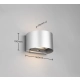 Talent kinkiet 2 LED 2x6W 2x50lm 3000K srebrny R27769187 wbudowany czujnik ruchu