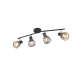 Tarifa lampa sufitowa 4xE14 czarna 862800432