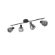 Tarifa lampa sufitowa 4xE14 czarna 862800432