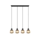 Tarifa lampa wisząca 4xE27 czarna 362800432