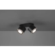 Taurus lampa sufitowa LED 2x3,5W 2x340lm, 2x1,5W 110lm 3000K czarna 652910232