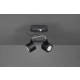 Taurus lampa sufitowa LED 2x3,5W 2x340lm, 2x1,5W 110lm 3000K czarna 652910232
