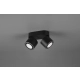 Taurus lampa sufitowa LED 2x3,5W 2x340lm, 2x1,5W 110lm 3000K czarna 652910232