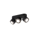 Taurus lampa sufitowa LED 3x3,5W 2x340lm, 3x1,5W 110lm 3000K czarna 652910332 TRIO lighting