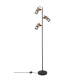 Tosh lampa podłogowa 3xE14 czarna 404300332 TRIO lighting
