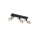 Tosh lampa sufitowa 3xE14 czarna, biała 804300334 TRIO lighting
