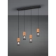 Tosh lampa wisząca 4xE27 czarna 304300432 TRIO lighting