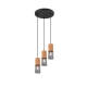 Tosh lampa wisząca 3xE27 czarna 304330332 TRIO lighting