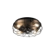 Trondheim lampa sufitowa wentylator 4xE27 czarna R61095032 TRIO lighting