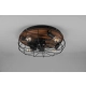 Trondheim lampa sufitowa wentylator 4xE27 czarna R61105032