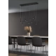 Tubular lampa wisząca LED 11x2,5W 11x220lm 3000K czarna 321611132