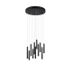 Tubular lampa wisząca LED 11x2,5W 11x220lm 3000K czarna 321691132 TRIO lighting