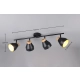 Valentin lampa sufitowa 4xE14 czarna, drewno R81924032