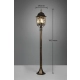 Volturno lampa stojąca 1xE27 rdzawa 405960128