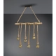 Wilma lampa wisząca 6xE27 brązowa R30130626