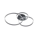 Winona lampa sufitowa LED 28W 3200lm 2700K-6500K czarna 670810632 TRIO lighting