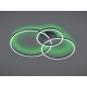 Winona lampa sufitowa LED 28W 3200lm 2700K-6500K czarna 670810632