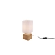 Woody lampka stołowa 1xE14 drewno, biała R50171030 TRIO lighting