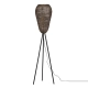 Ziva lampa podłogowa 1xE27 złota, czarna 465300104
