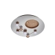 Zodiac lampa sufitowa LED 42W 5100lm 2300K, 3000K, 4000K srebrna 644810107