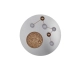 Zodiac lampa sufitowa LED 42W 5100lm 2300K, 3000K, 4000K srebrna 644810107