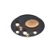 Zodiac lampa sufitowa LED 42W 5100lm 2300K, 3000K, 4000K czarna 644810132 TRIO lighting