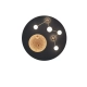 Zodiac lampa sufitowa LED 42W 5100lm 2300K, 3000K, 4000K czarna 644810132