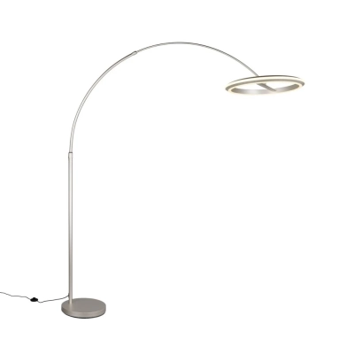 Amador lampa podłogowa LED 21W 2400lm CCT srebrna 442410107 Trio Lighting