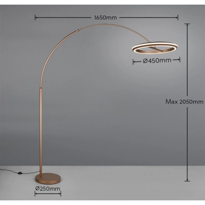 Amador lampa podłogowa LED 21W 2400lm CCT beżowa 442410165