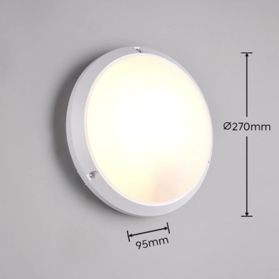 Ambato kinkiet IP65 1xE27 biały R26931631