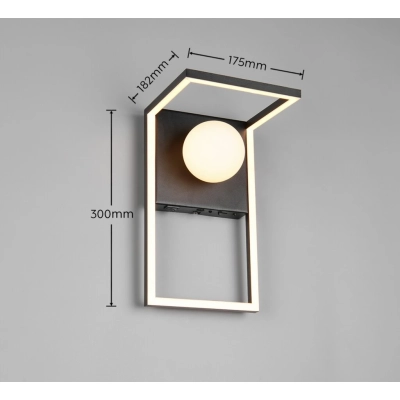 Arola kinkiet LED 11W 1300lm CCT czarny, biały 238170132