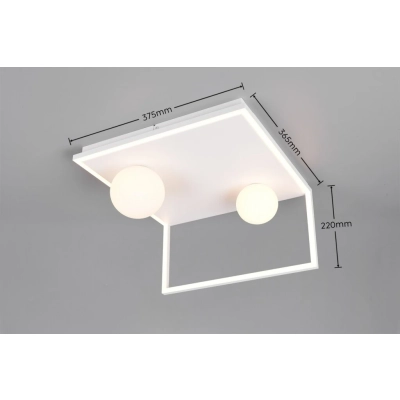 Arola lampa sufitowa LED 22W 2500lm CCT biała 638110131