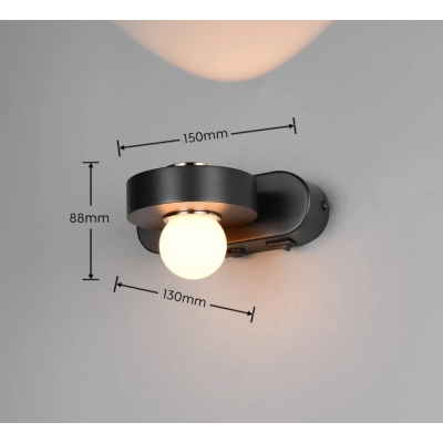 Arpino kinkiet LED 7W 800lm CCT czarny, biały 238270132