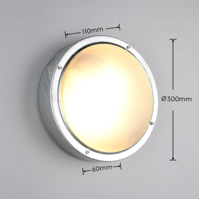 Barito kinkiet IP54 2xE27 szary 260660286