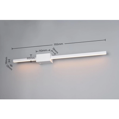 Cassino kinkiet LED 7W 850lm CCT biały 237779131