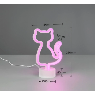 Cat lampka stołowa LED 2W biała R53671101