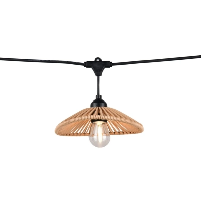 Chain lampa wisząca IP44 10xE27 80lm 3000K czarna R74771532