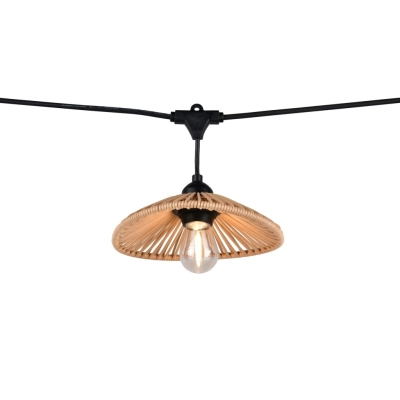 Chain lampa wisząca IP44 10xE27 80lm 3000K czarna R74771532