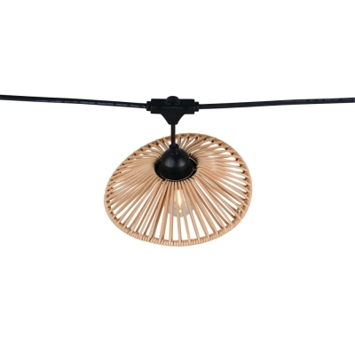 Chain lampa wisząca IP44 10xE27 80lm 3000K czarna R74771532