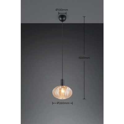 Elvezia lampa wisząca 1xE27 złota R36771013