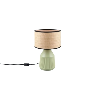 Formentera lampka stołowa 1xE27 zielona R56801015