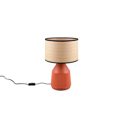 Formentera lampka stołowa 1xE27 miedziana, beżowa R56801039