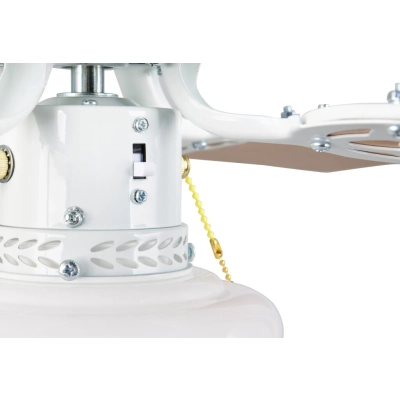 Hammerfest lampa sufitowa 1xE27 biała, naturalna R66592031