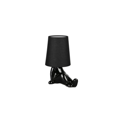 Huma lampka stołowa 1xE14 czarna R56531002