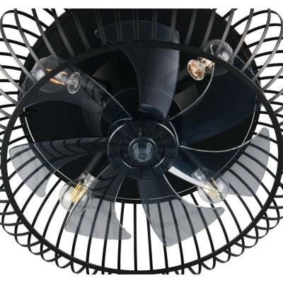 Johanna lampa sufitowa 4xE27 czarna, biała R66884032